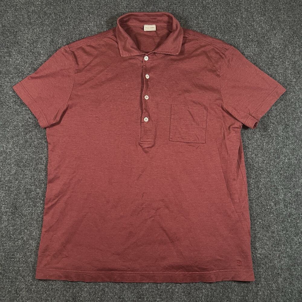 Luciano Barbera Luxurious Designer Men’s Polo Shirt Size L Made in Italy